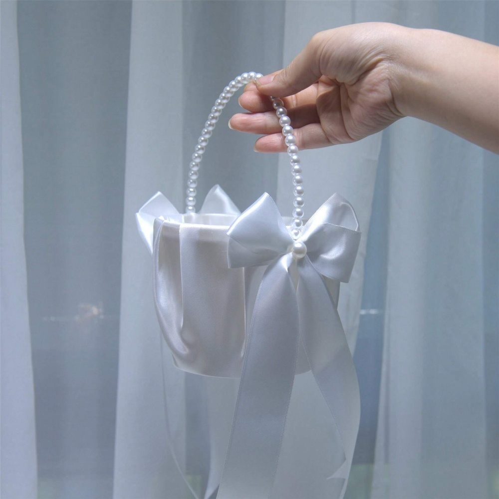 Gardening Tools Girls - 웨딩식 신부 파티 장식용 흰색 새틴