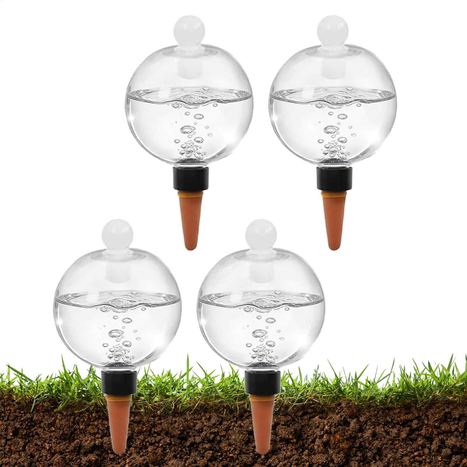 식물 급수용 전구 4개 500ml 투명 자동 급수 글로 - Automatic Plant Waterer 리뷰 및 가격