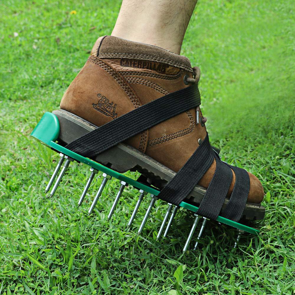 1 쌍 잔디 스파이크 원예 걷기 활력을주는 잔디 통풍기 - Gardening Tools Revit 리뷰 및 가격