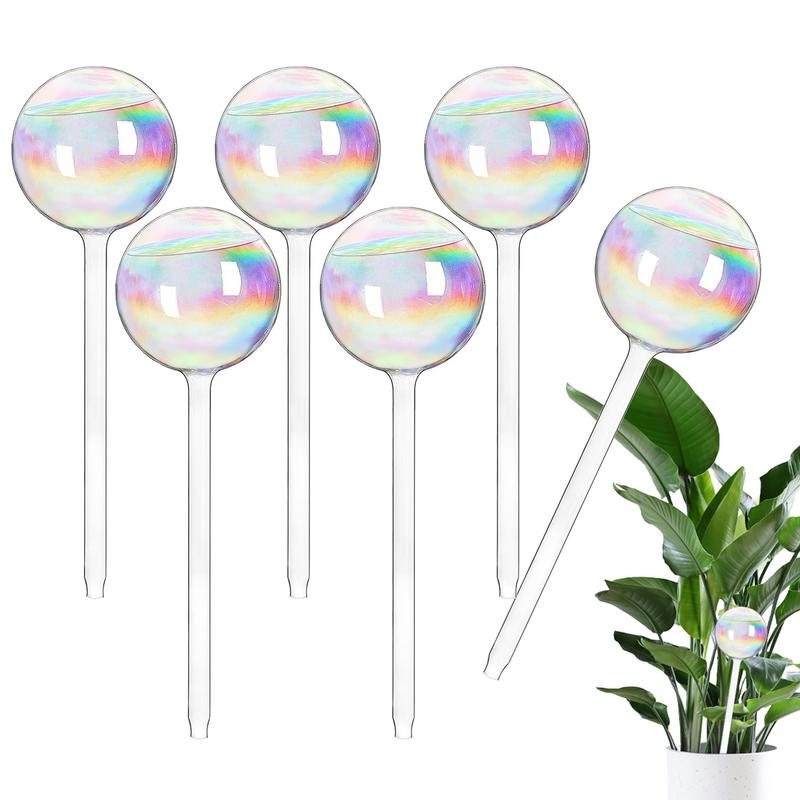 자동 식물 급수 전구 무지개 그라디언트 색상 유리 급수 - Automatic Plant Waterer 리뷰 및 가격