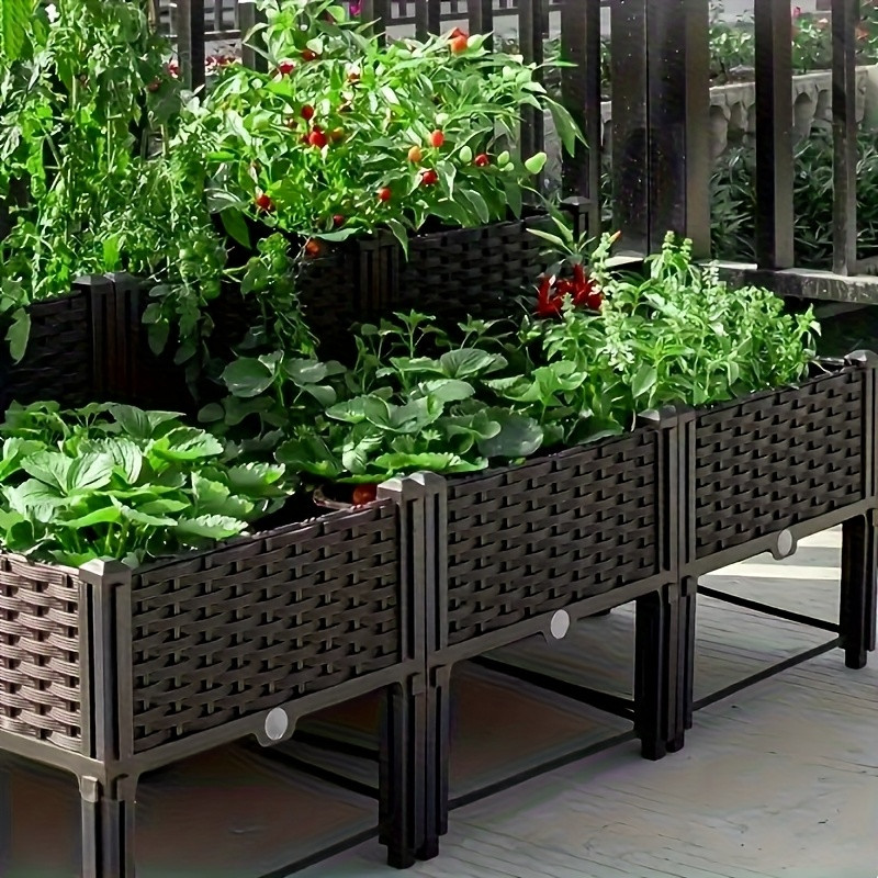 정원용 높이 조절 화분, 자동 급수 장치와 배수구가 있 - Self-Watering Planter 리뷰 및 가격