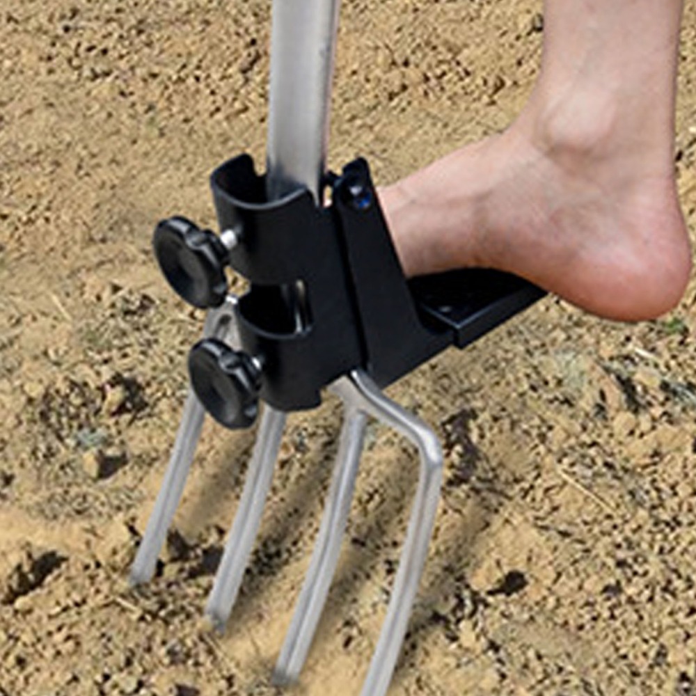 레버 원리 설계 굴착 보조 도구 클립 및 페달 부착 인 - Spade Digging Fork 리뷰 및 가격